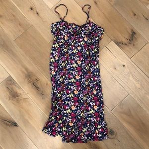 Aerie Floral Ruffle Dress